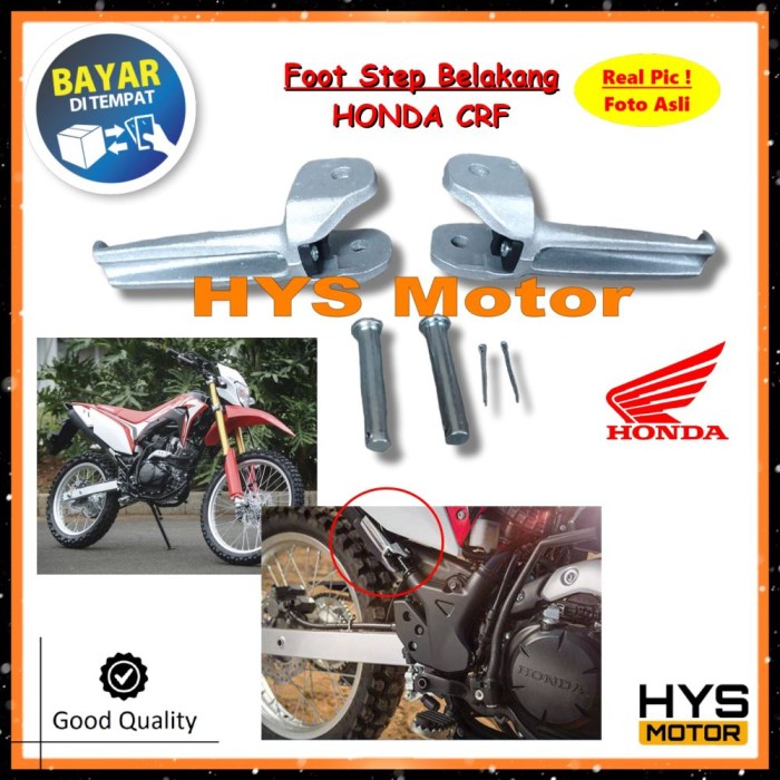 Jual Footstep step gantung belakang kaki lipat step injakan motor ...